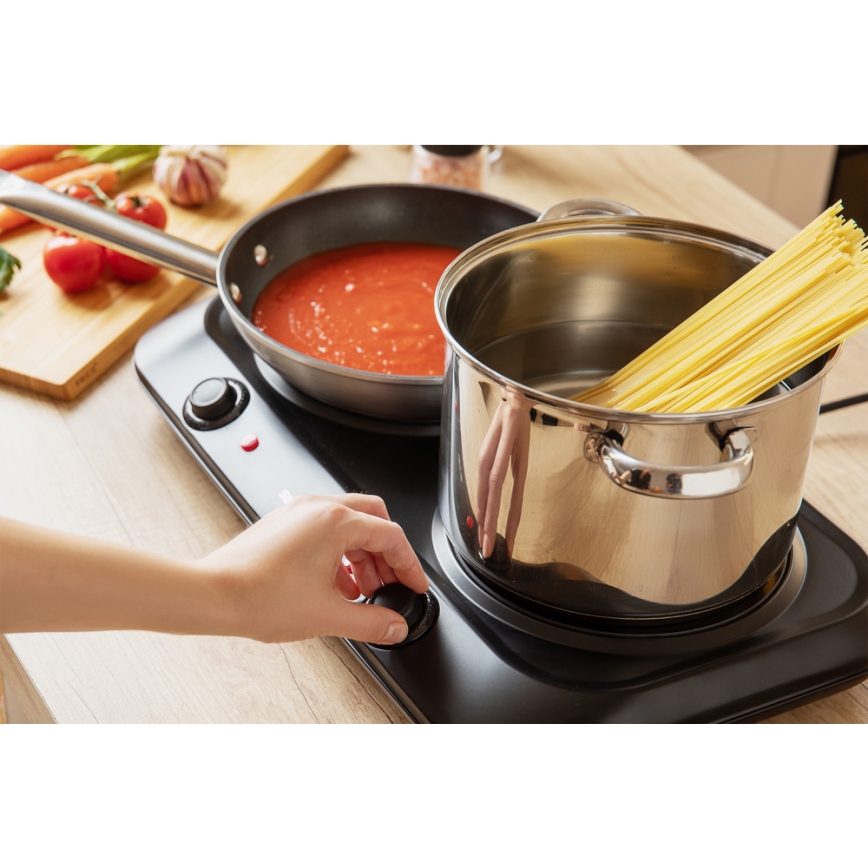 Sencor - Склокерамічна варильна поверхня на дві конфорки 2400W/230V