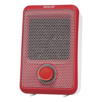 Sencor - Тепловентилятор 600 Вт/230 В червоний/білий