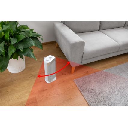 Sencor - Тепловентилятор керамический с термостатом 1000/2000W/230V