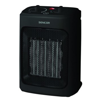 Sencor - Тепловентилятор керамический 900/1300/2000W/230V черный