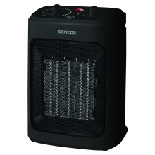 Sencor - Тепловентилятор керамический 900/1300/2000W/230V черный