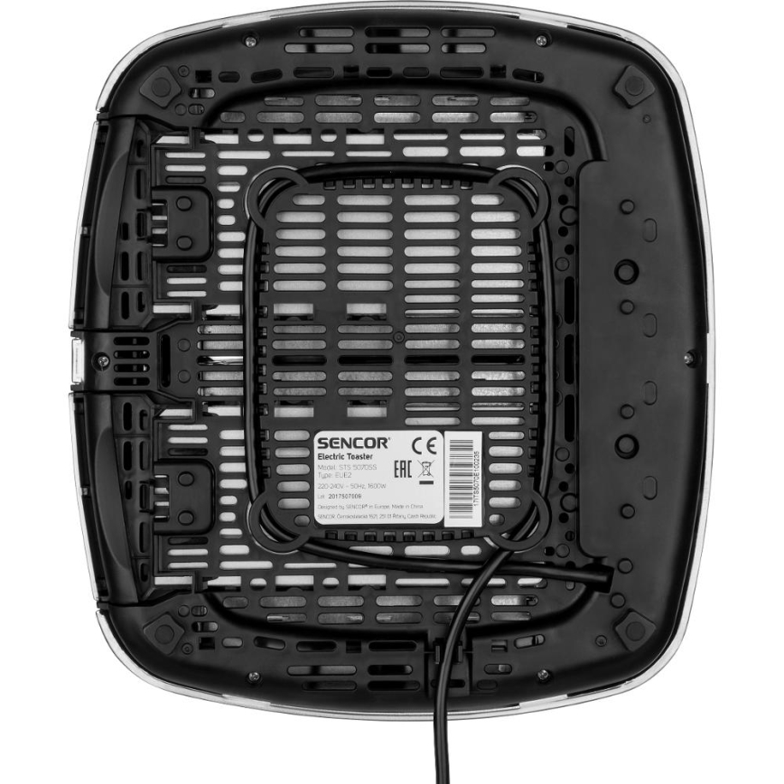 Sencor - тостер на 4 ломтика, 1600 Вт/230 В, матовый хром