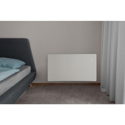 Sencor - Умный электрический обогреватель/конвектор 1200/2400W/230V IP24 Wi-Fi белый