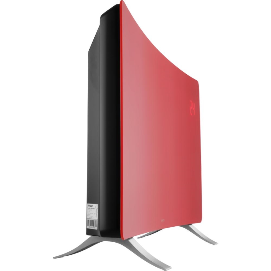 Sencor - Умный электрический конвектор/обогреватель 1200/2400 Вт, 230 В, IP24, Wi-Fi, красный