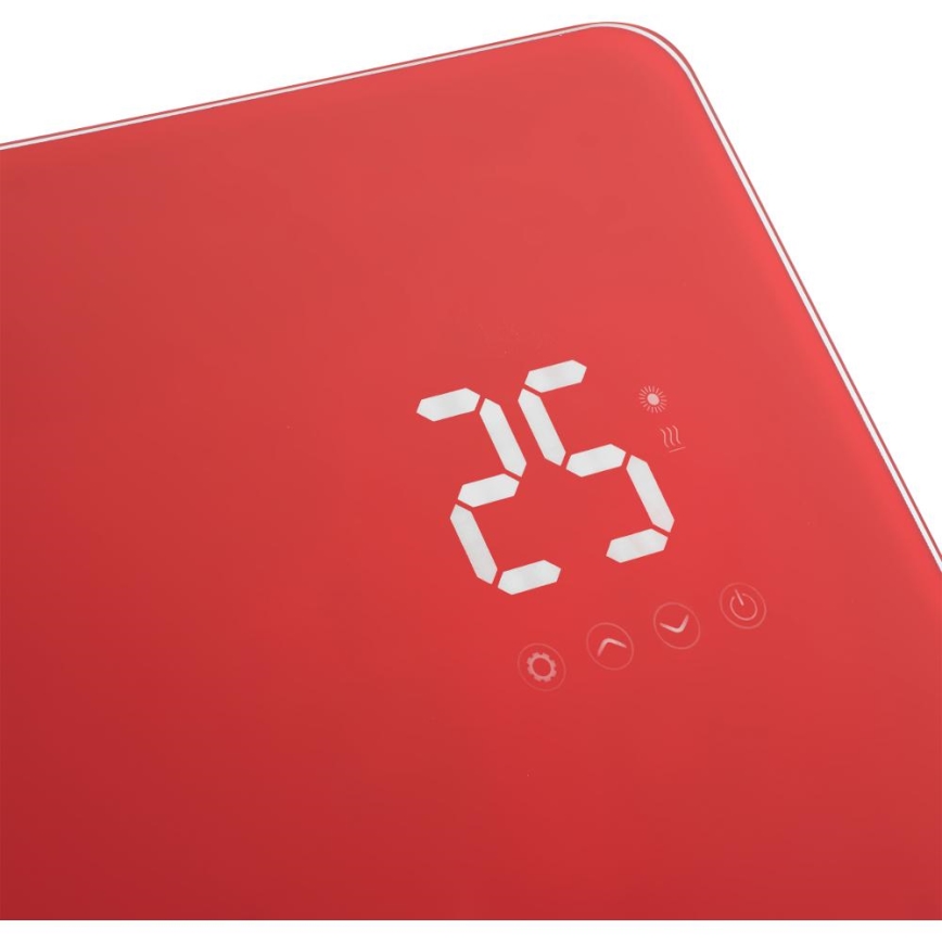 Sencor - Умный электрический конвектор/обогреватель 1200/2400 Вт, 230 В, IP24, Wi-Fi, красный
