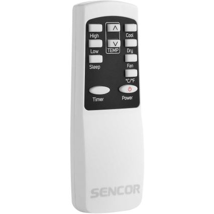 Sencor - Умный мобильный кондиционер 3в1 включая аксессуары для сборки 805W/230V 8000 BTU Wi-Fi + дистанционное управление