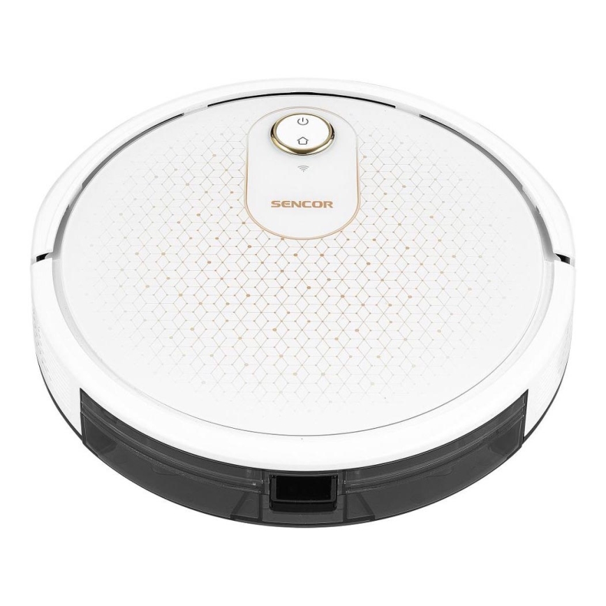 Sencor - Умный робот-пылесос со шваброй 2в1 28W/2600 mAh Wi-Fi белый + дистанционное управление