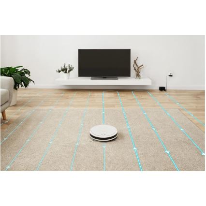 Sencor - Умный робот-пылесос со шваброй 2в1 28W/2600 mAh Wi-Fi белый + дистанционное управление