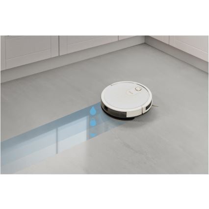 Sencor - Умный робот-пылесос со шваброй 2в1 28W/2600 mAh Wi-Fi белый + дистанционное управление