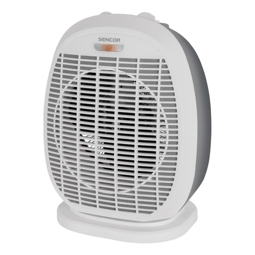 Sencor - Вентилятор-обігрівач 1200/2000W/230V білий/сірий