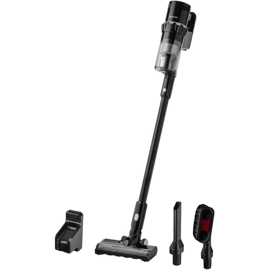 Sencor - Вертикальный аккумуляторный пылесос 2в1 250W/2200 mAh черный