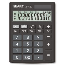 Sencor - Калькулятор настільний 1xLR1130 чорний
