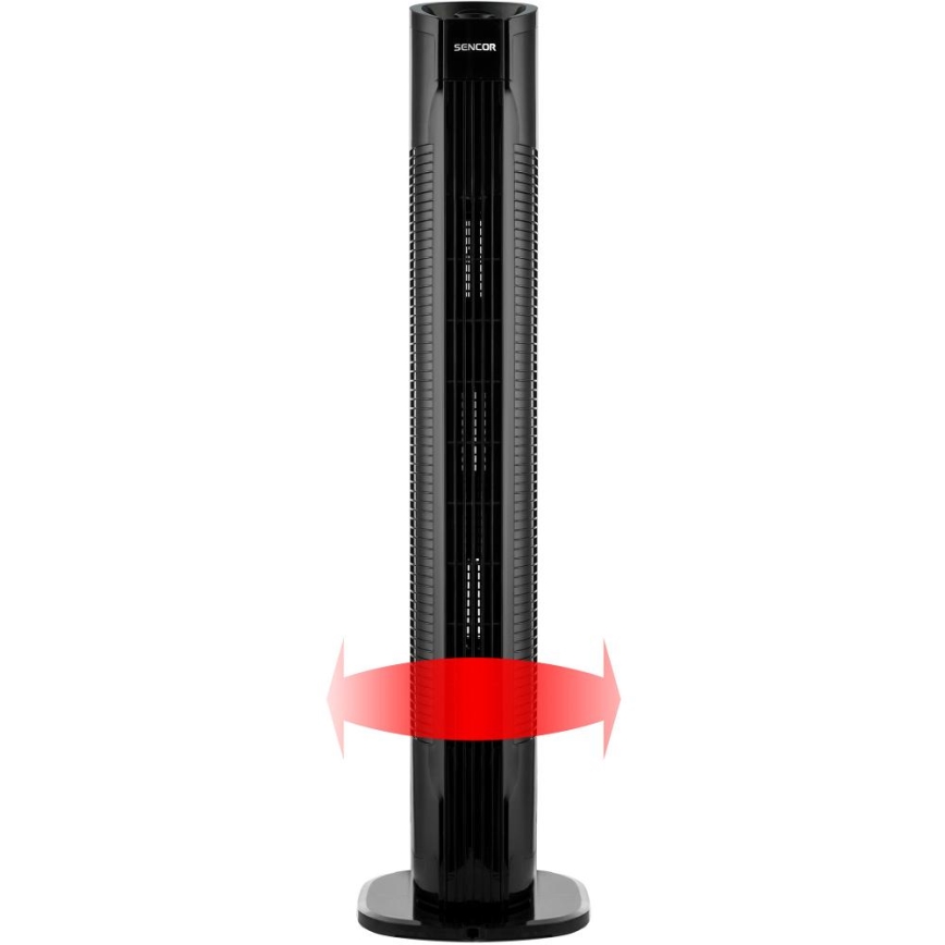Sencor - Колонний вентилятор 50W/230V чорний