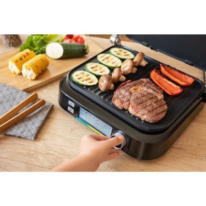 Sencor - Контактний гриль 2100 Вт/230 В чорний