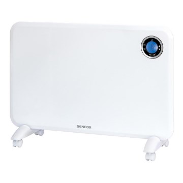 Sencor - Конвекційний обігрівач з LCD-дисплеєм і термостатом 750 Вт/1500 Вт/230 В IP24