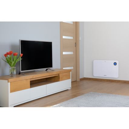 Sencor - Конвекційний обігрівач з РК-дисплеємі термостатом 750W/1500W/230V IP24