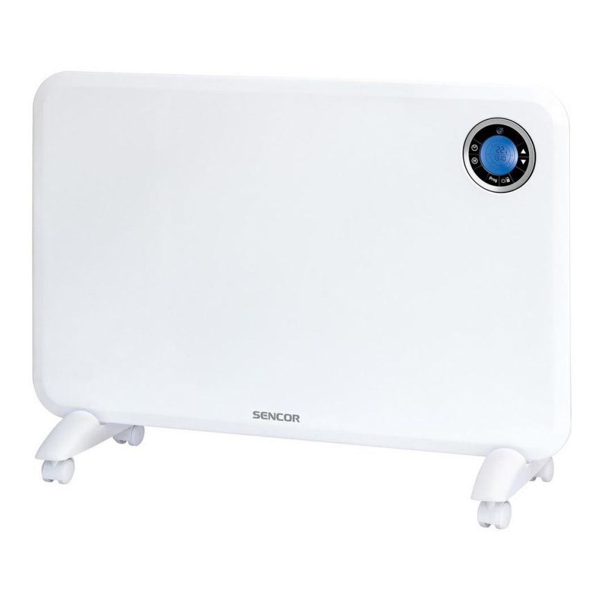 Sencor - Конвекционный обогреватель с LCD-дисплеем и термостатом 750W/1500W/230V IP24