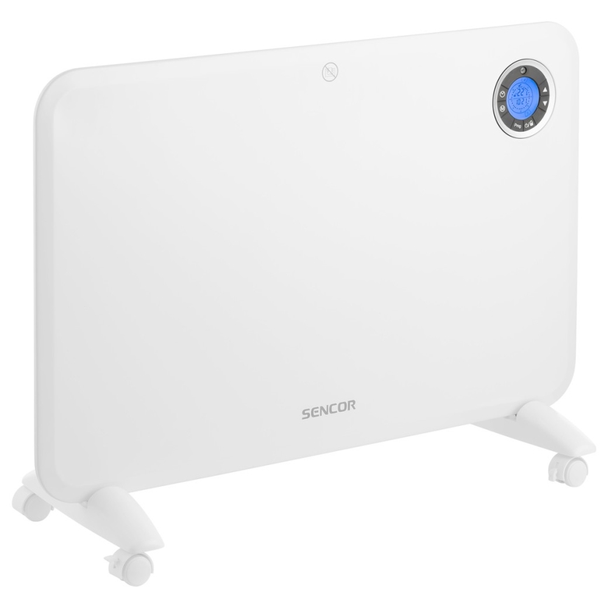 Sencor - Конвекционный обогреватель с LCD-дисплеем и термостатом 750W/1500W/230V IP24