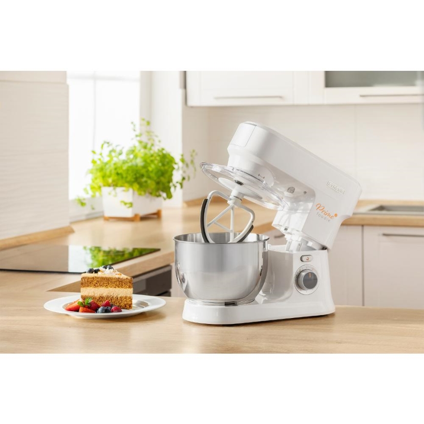 Sencor - Кухонний робот з чашею із нержавіючої сталі 1000W/230V білий