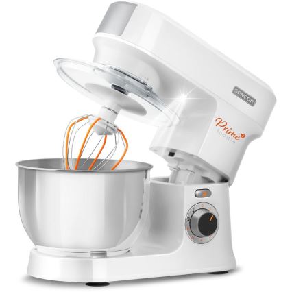 Sencor - Кухонний робот з чашею із нержавіючої сталі 1000W/230V білий