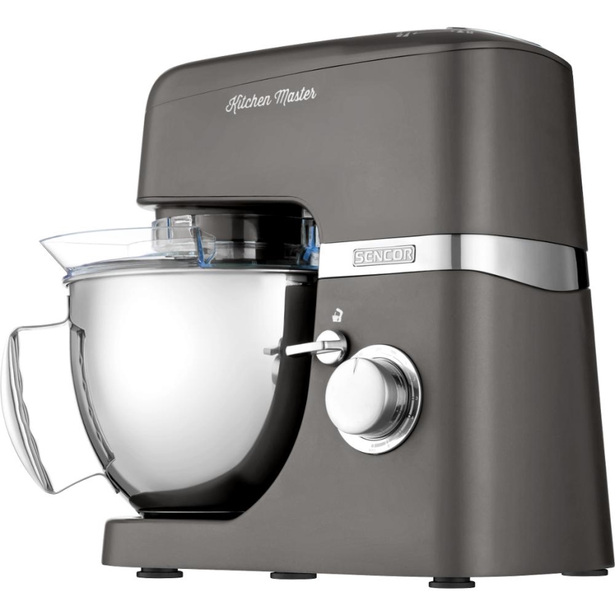 Sencor - Кухонний робот з чашею із нержавіючої сталі 1000W/230V сірий