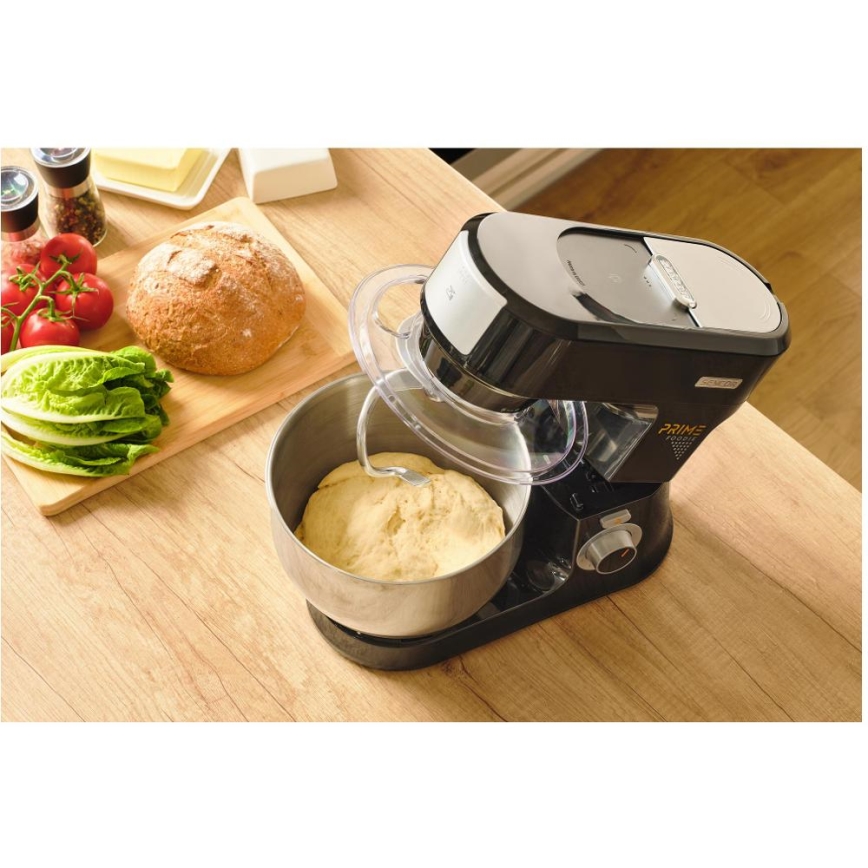 Sencor - кухонний комбайн зі нержавіючою чашею 1000 Вт/230 В чорний