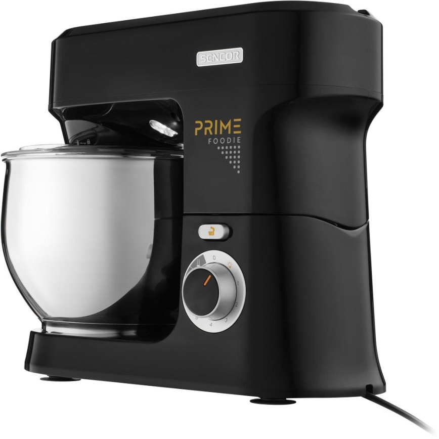 Sencor - кухонний комбайн зі нержавіючою чашею 1000 Вт/230 В чорний
