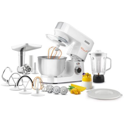 Sencor - Кухонный комбайн с чашей из нержавеющей стали 1000W/230V белый