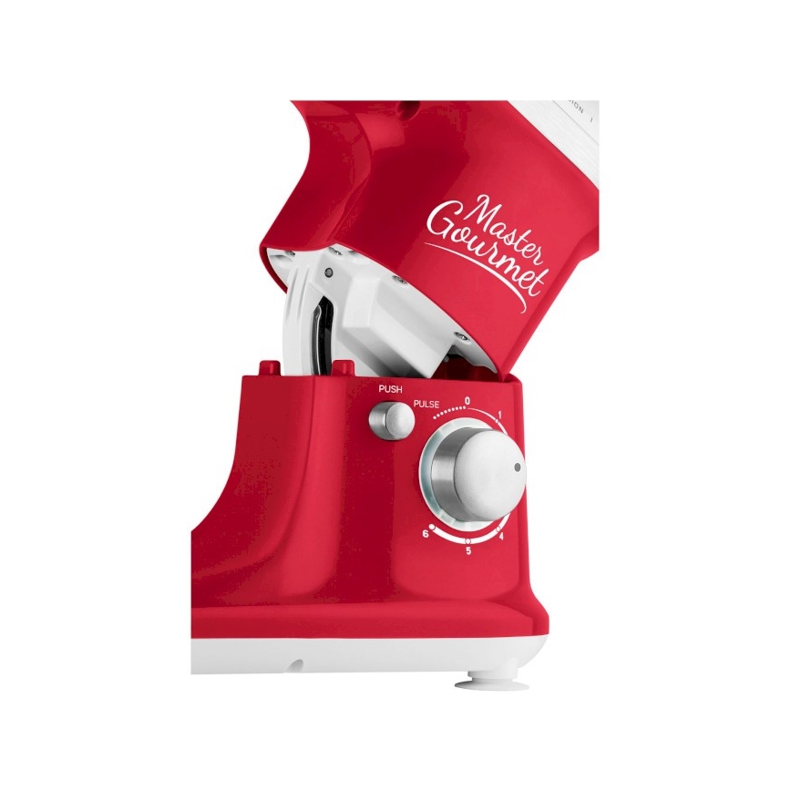 Sencor - Кухонный комбайн с чашей из нержавеющей стали 600W/230V красный