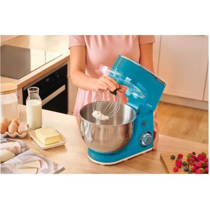 Sencor - Кухонный комбайн с нержавеющей чашей 1300 Вт/230 В бирюзовый