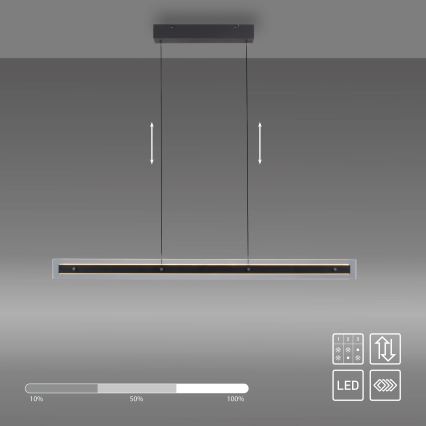 Schöner Wohnen 11316-18 - LED-димована підвісна люстра на тросі LENA LED/32W/230V 105 cm, чорна