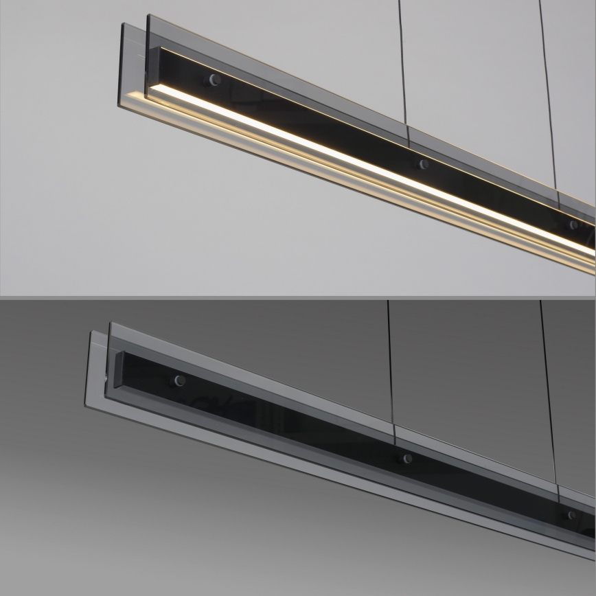 Schöner Wohnen 11316-18 - LED-димована підвісна люстра на тросі LENA LED/32W/230V 105 cm, чорна