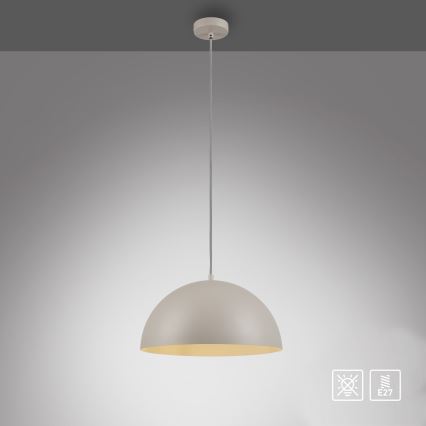 Шенер Вонен 11728-39 - Люстра на тросі АЛІ 1xE27/25W/230V діаметр 38 см сірий