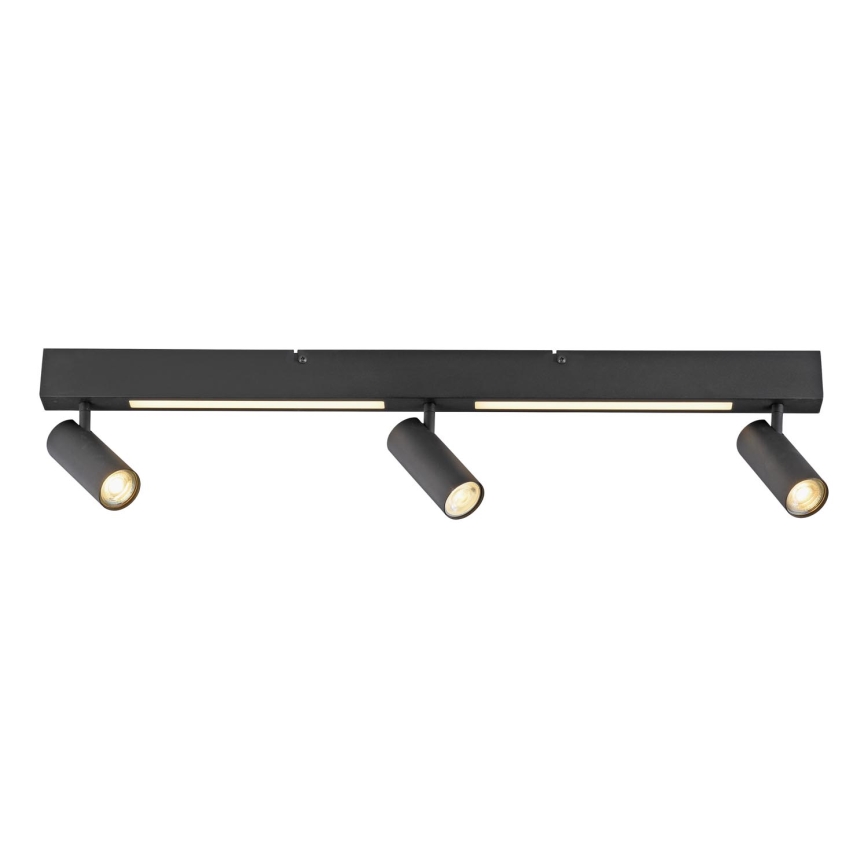 Шенер Вонен 11794-18 - LED точковий світильник DANTE 3xGU10/10W/230V + LED/14,4W чорний