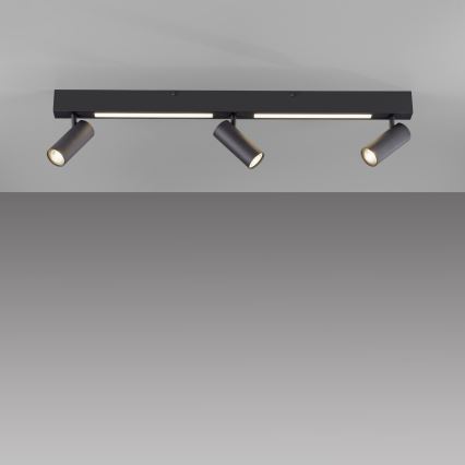 Шенер Вонен 11794-18 - LED точковий світильник DANTE 3xGU10/10W/230V + LED/14,4W чорний
