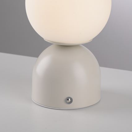 Schöner Wohnen 19218-39 - перезаряджувальна сенсорна настільна лампа RUDI LED/1,2W/5V 3000-6000K 1200 mAh із регулюванням яскравості, сіра