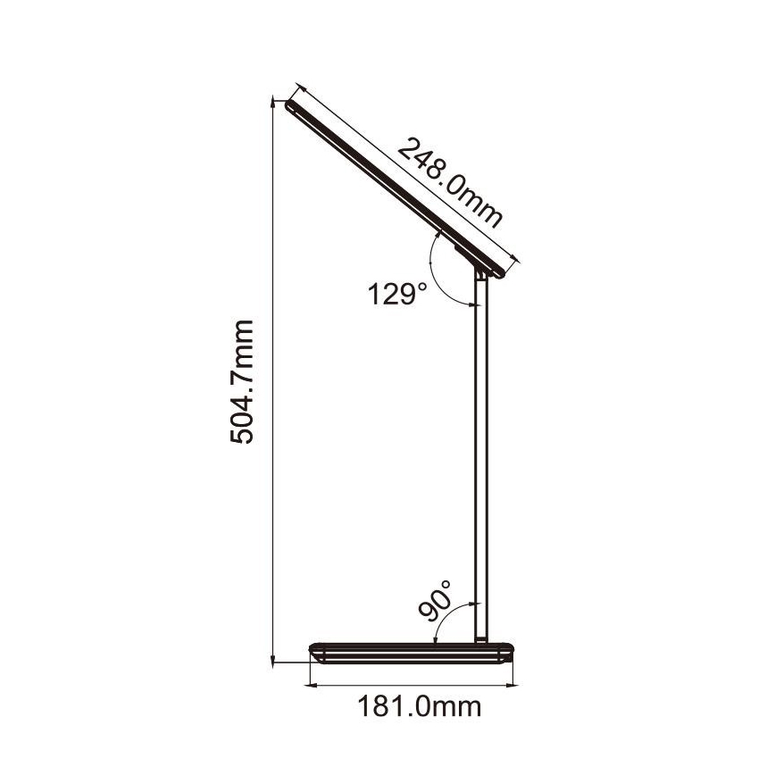 Сенсорна LED лампа з регулюванням яскравості та бездротовою зарядкою JOY LED/6W/230V + USB білий