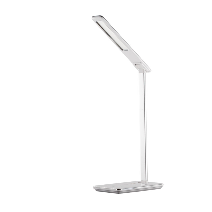 Сенсорна LED лампа з регулюванням яскравості та бездротовою зарядкою JOY LED/6W/230V + USB білий