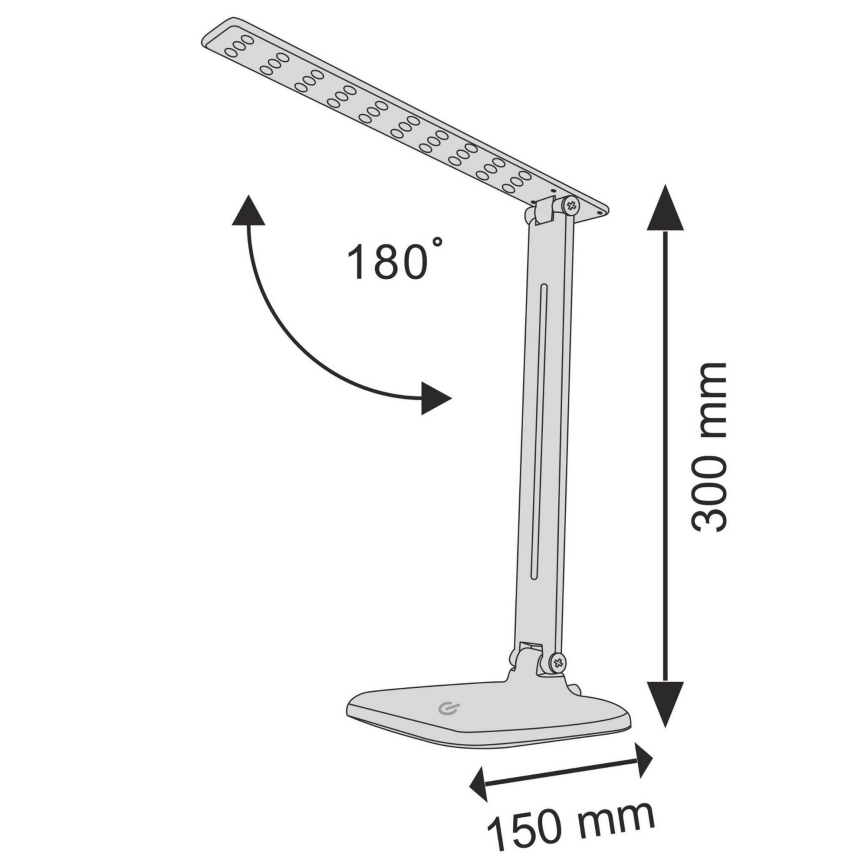 Сенсорна настільна LED лампа з регулюванням яскравості JOWI LED/8W/230V білий