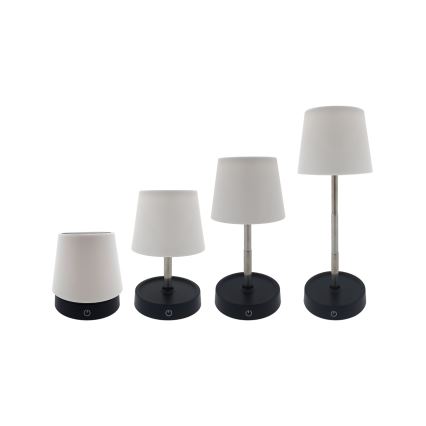 Сенсорна настільна LED лампа з регулюванням яскравості LED/3W/5V USB 800 mAh білий