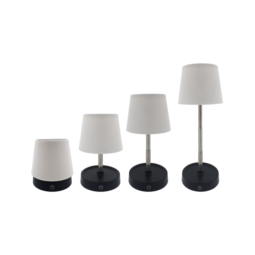Сенсорна настільна LED лампа з регулюванням яскравості LED/3W/5V USB 800 mAh білий