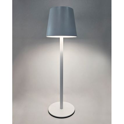 Сенсорна настільна LED лампа з регулюванням яскравості LED/5W/5V USB 1200 mAh білий