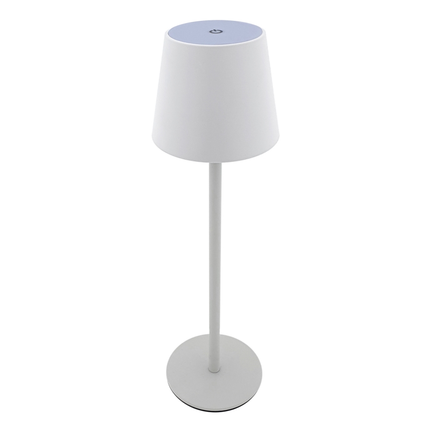 Сенсорна настільна LED лампа з регулюванням яскравості LED/5W/5V USB 1200 mAh білий