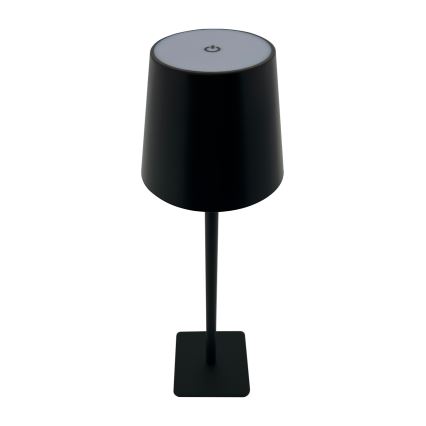 Сенсорна настільна LED лампа з регулюванням яскравості LED/5W/5V USB 1200 mAh чорний