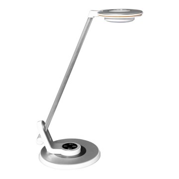 Сенсорна настільна LED лампа з регулюванням яскравості LIMA LED/8W/230V USB срібний