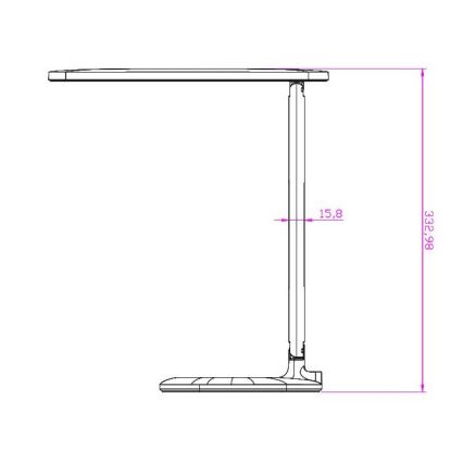 Сенсорна настільна LED лампа з регулюванням яскравості NAOMI LED/7W/230V 3000-6500K