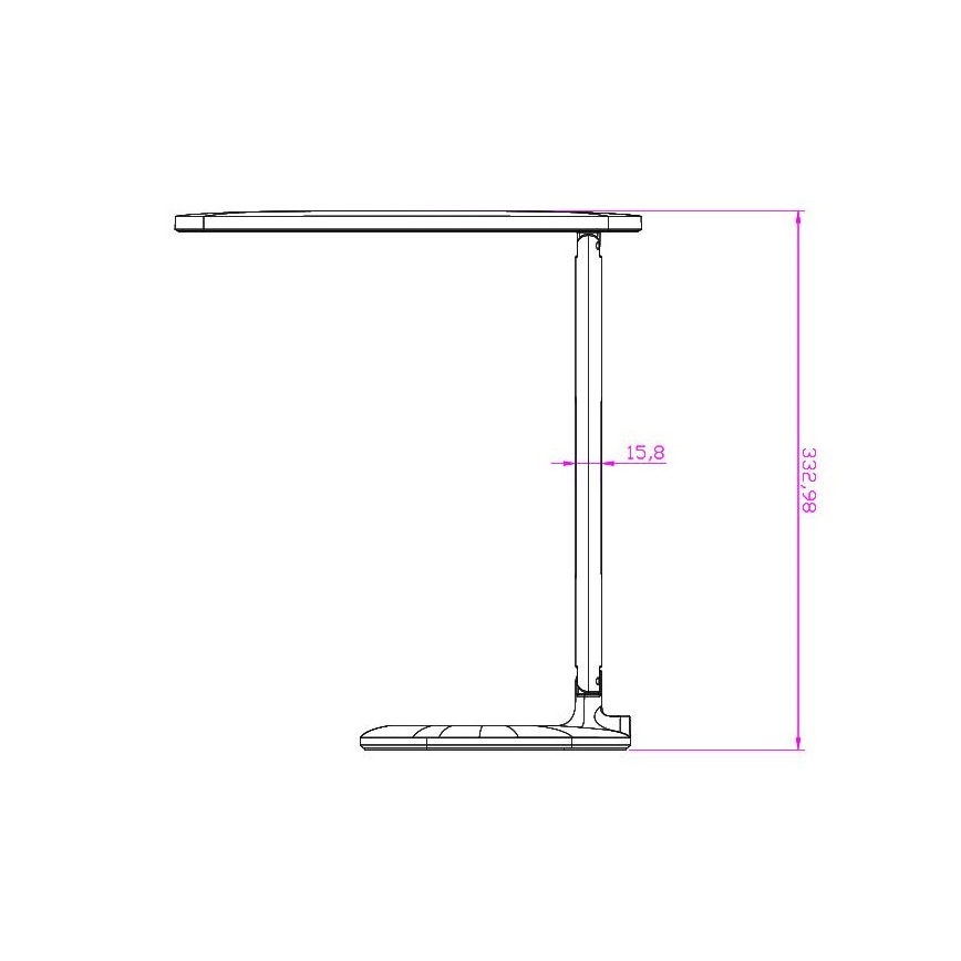 Сенсорна настільна LED лампа з регулюванням яскравості NAOMI LED/7W/230V 3000-6500K