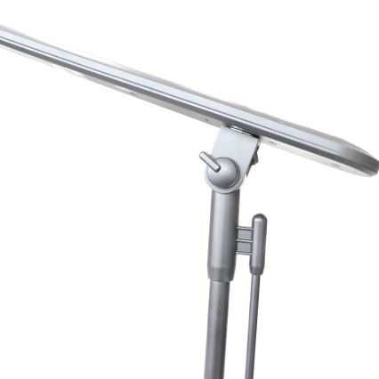 Сенсорна настільна LED лампа з регулюванням яскравості OPTIMUM LED/7W/230V USB 3000/4000/6000K срібний