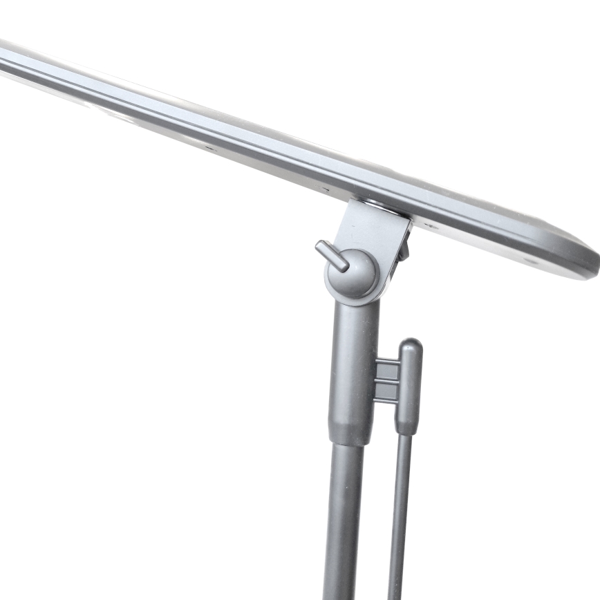 Сенсорна настільна LED лампа з регулюванням яскравості OPTIMUM LED/7W/230V USB 3000/4000/6000K срібний