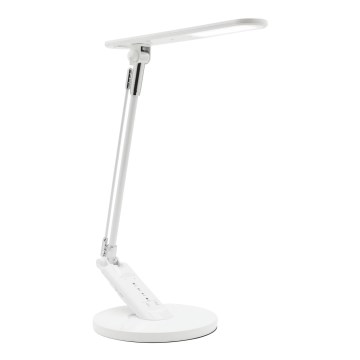 Сенсорна настільна LED лампа з регулюванням яскравості OPTIMUM LED/7W/230V USB 3000/4000/6000K білий